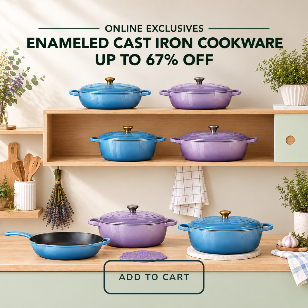 Le Creuset Enameled Cast Iron Cookware Up To 67% OFF